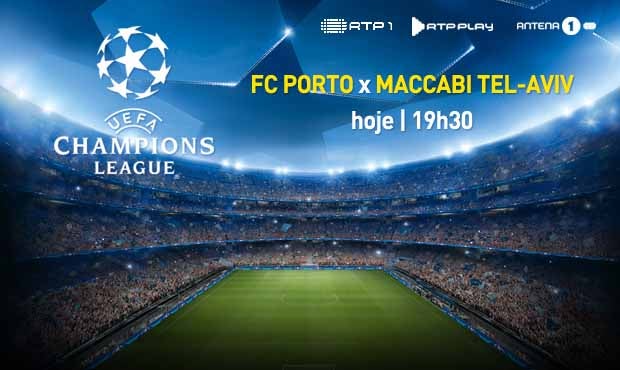RTP1 - Liga dos Campeões - FC Porto x Maccabi Tel Aviv