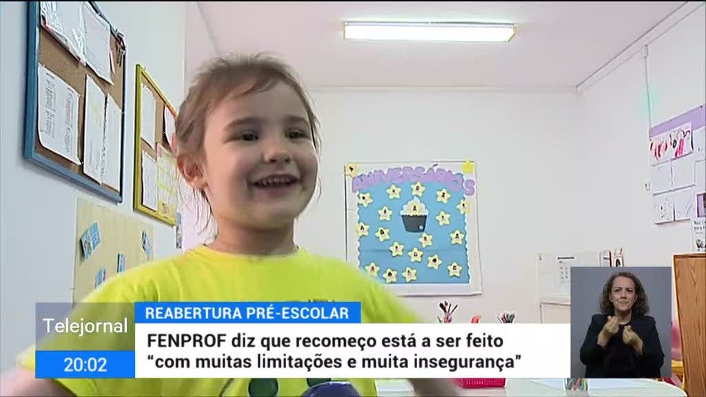 Regressou o ensino no pr�-escolar