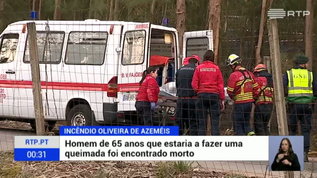 Encontrado morto homem de 65 anos que estaria a fazer queimada