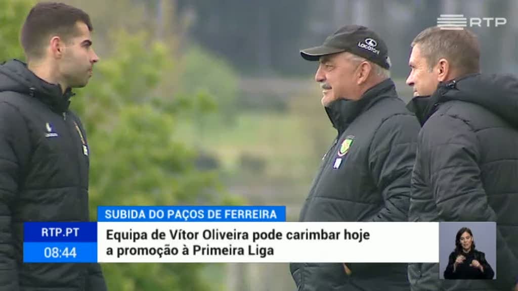 Pa�os de Ferreira ambiciona subir � Primeira Liga