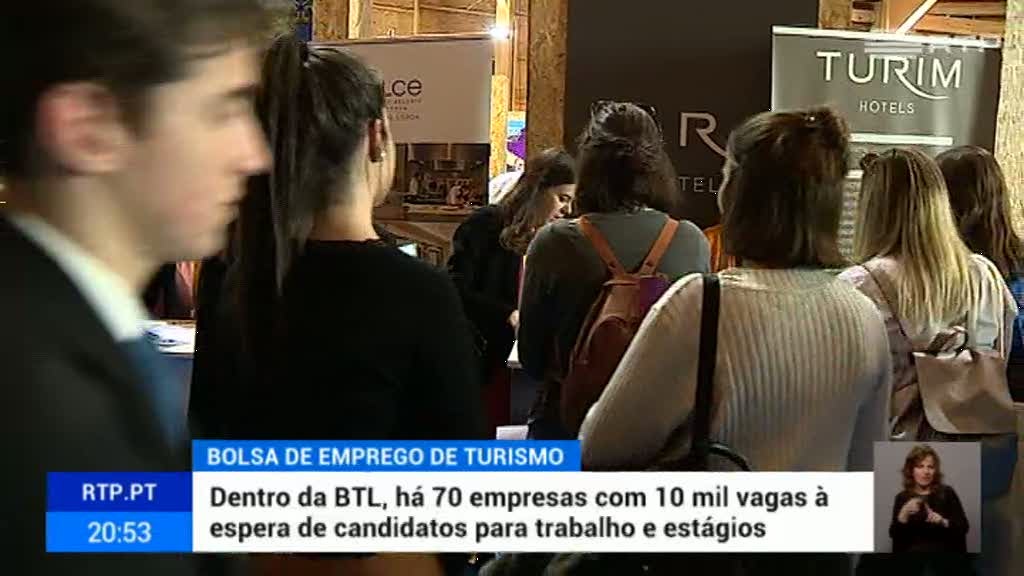 Empresas recrutam trabalhadores na Bolsa de Turismo de Lisboa