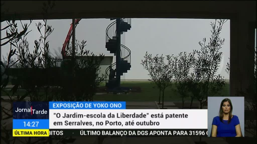 Yoko Ono exp�e pela primeira vez em Portugal