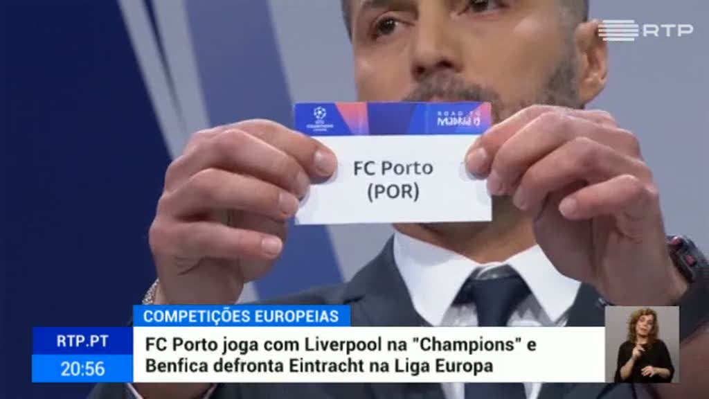 FC Porto e Benfica com advers�rios de respeito no futebol europeu