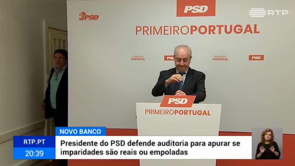 Rui Rio insiste em auditoria ao Novo Banco