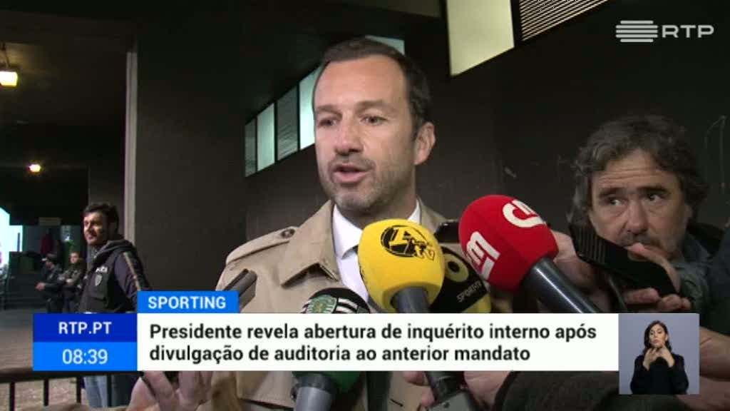 Mandato de Bruno de Carvalho alvo de participa��o � PJ