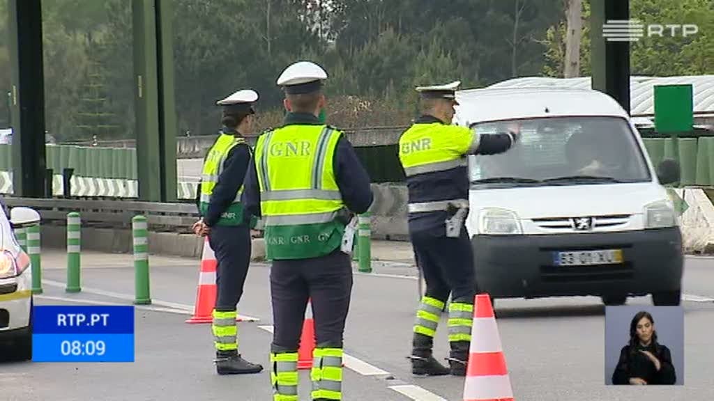 Opera��o P�scoa da GNR atenta ao aumento do tr�fego no fim de semana