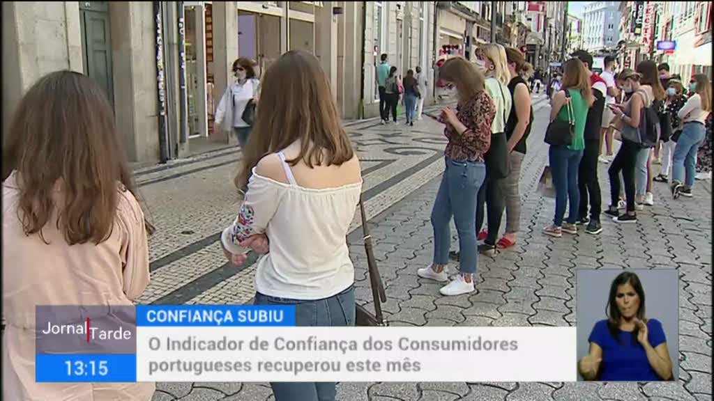 Indicadores de confian�a dos consumidores e do clima econ�mico recuperaram parcialmente