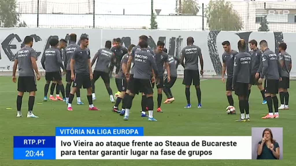 Guimar�es promete jogar ao ataque na rece��o ao Steaua de Bucareste