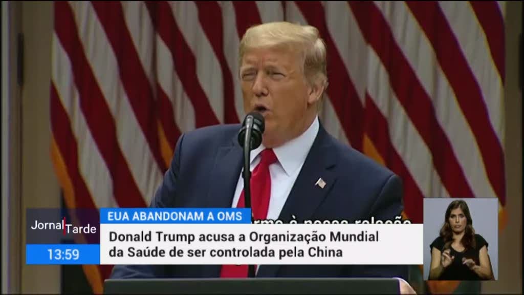 Donald Trump anuncia sa�da dos Estados Unidos da OMS