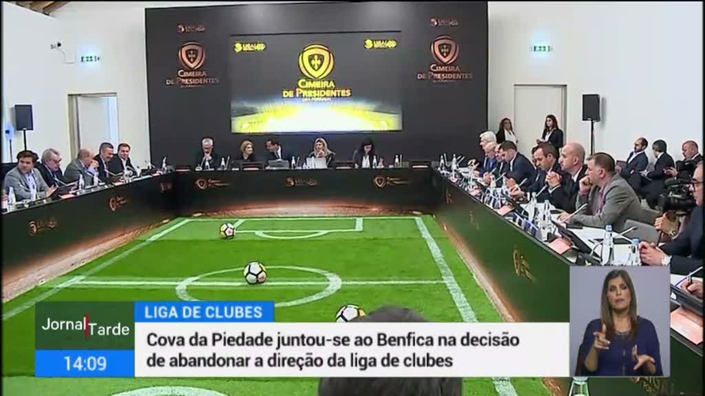 Cova da Piedade junta-se ao Benfica ao abandonar a dire��o da Liga de Clubes