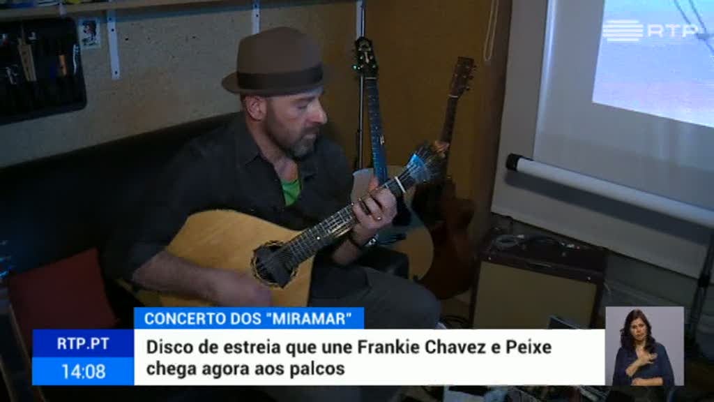 Disco de estreia que une Frankie Chavez e Peixe chega agora aos palcos