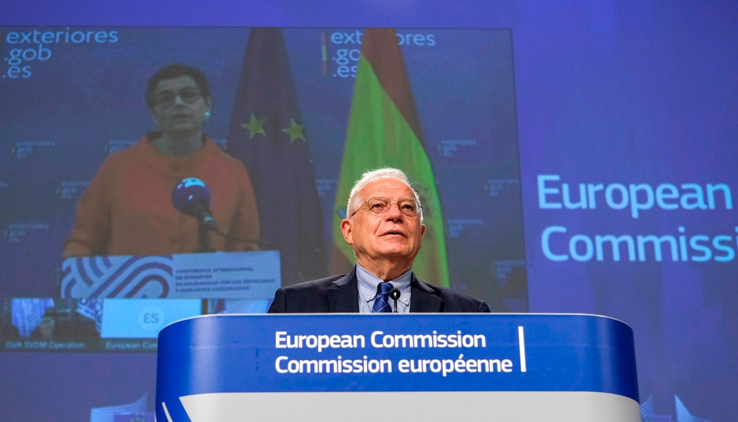 UE arrecada doa��es de 2,5 mil milh�es de euros para ajudar migrantes venezuelanos