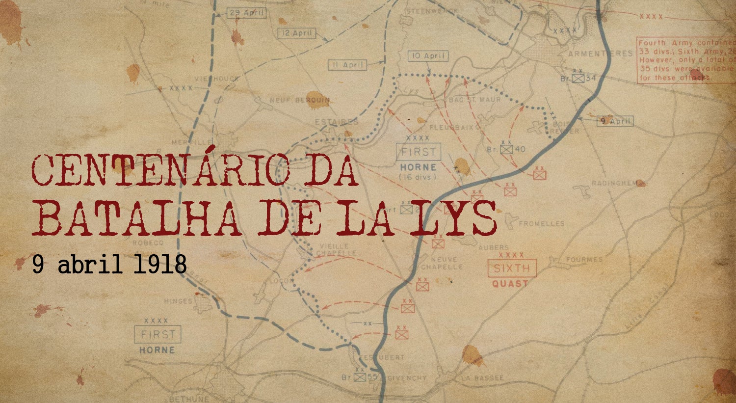 Centen�rio da Batalha de La Lys