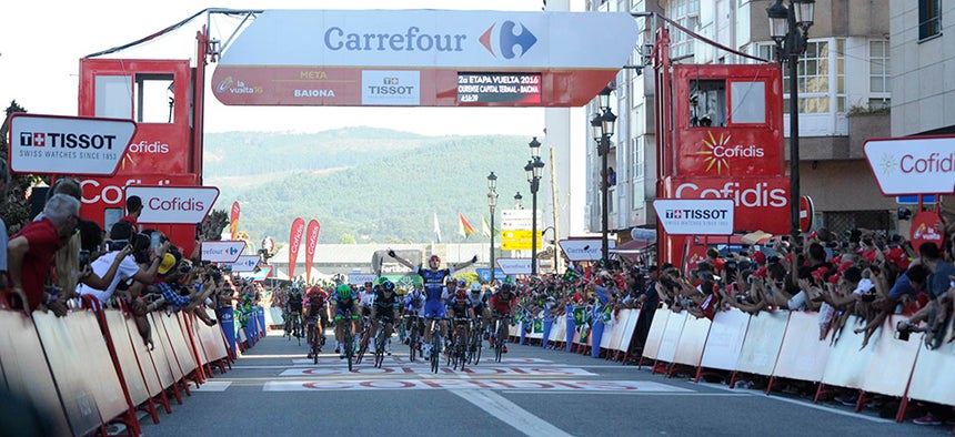 Vuelta: Kwiatkowski sobe a l�der, ap�s etapa ganha por Meersman