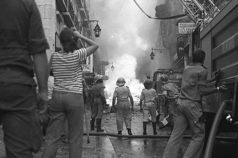 Imagens. Inc�ndio no Chiado aconteceu h� 30 anos