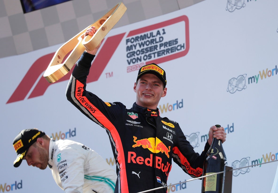 Max Verstappen interrompe dom�nio da Mercedes e vence GP da �ustria de F1