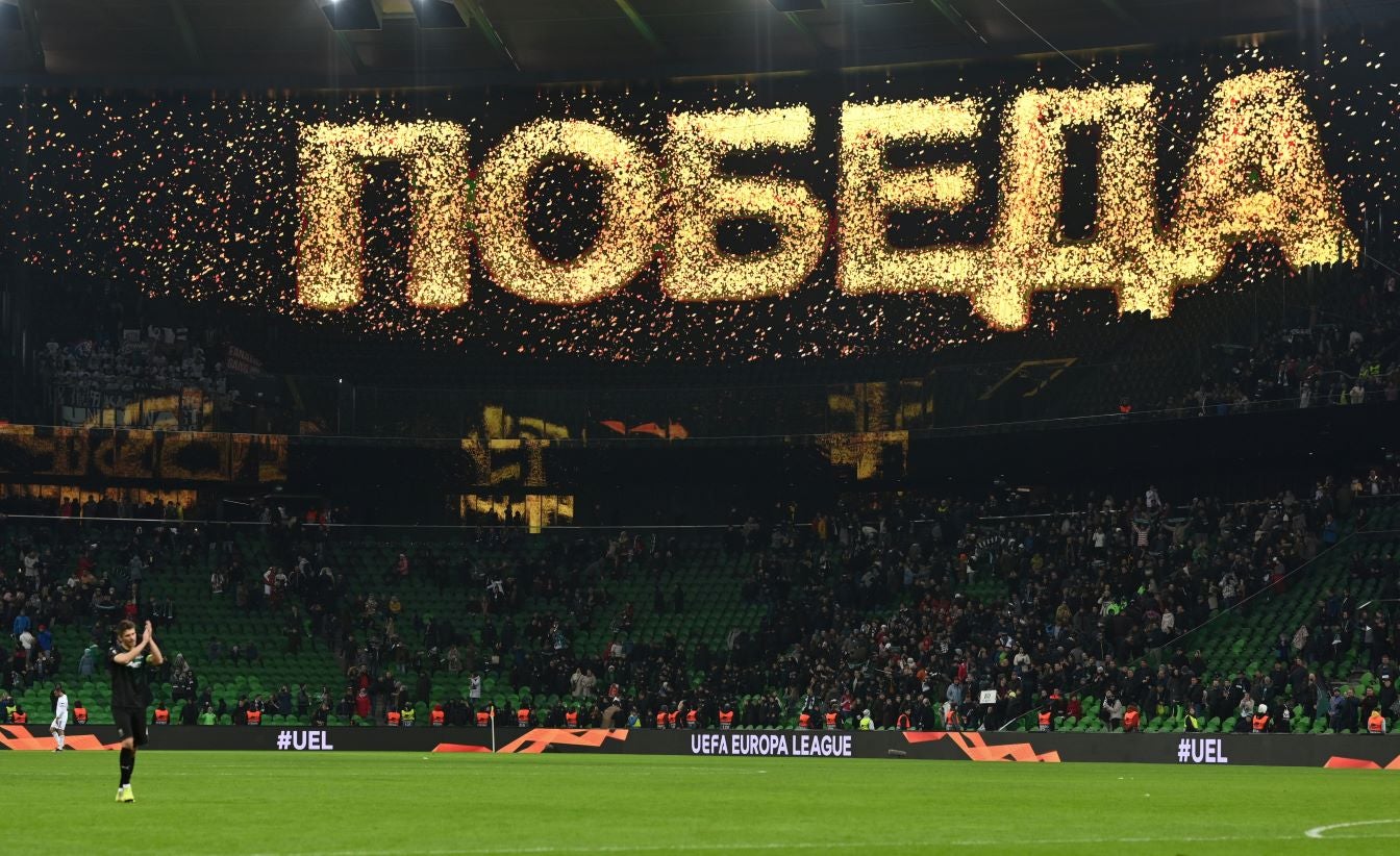 Campeonato russo regressa com 10% do p�blico nas bancadas