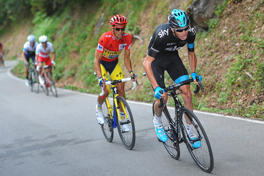 Vuelta: Froome voltou a ganhar em Pe�a Cabarga, a pensar na vit�ria final