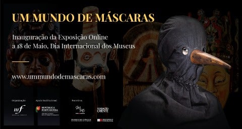 Exposi��o online dedicada �s m�scaras celebra Dia Internacional dos Museus