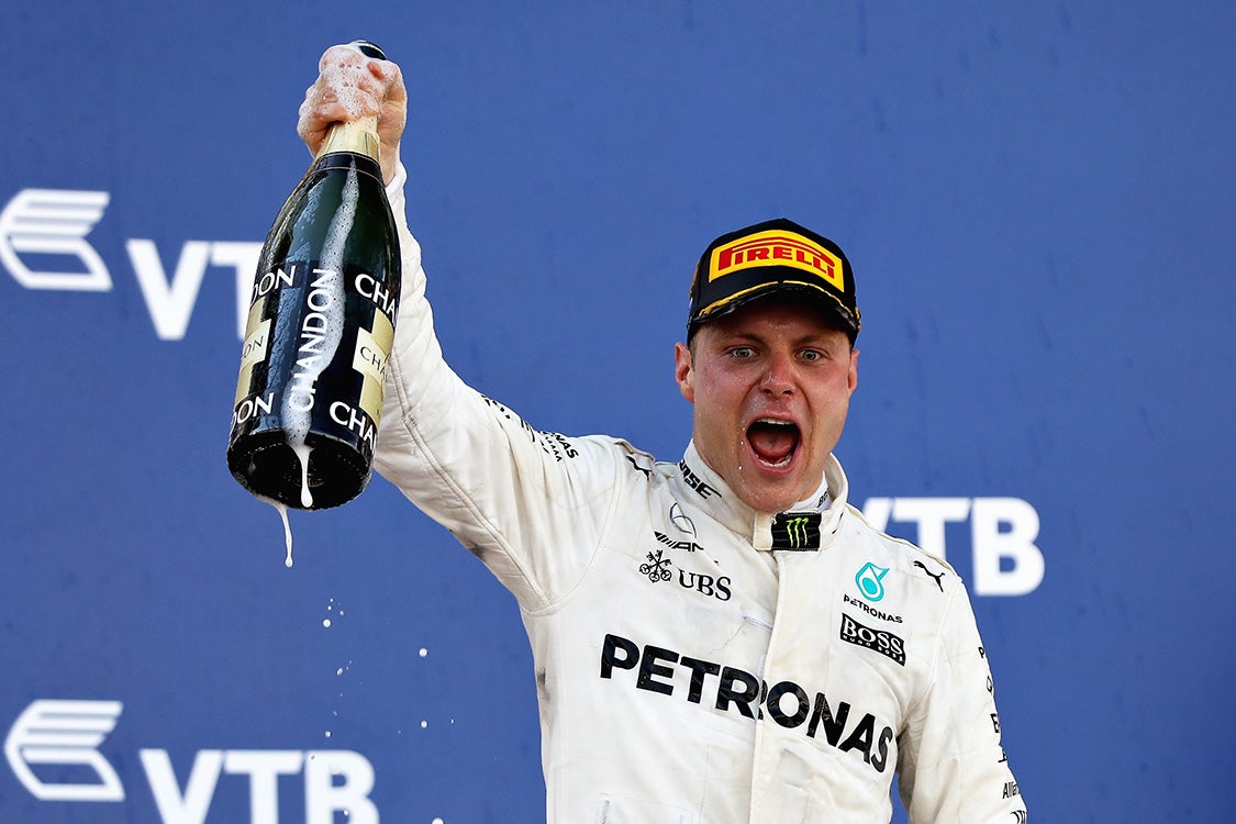 Bottas vence GP do Jap�o de F1 e d� t�tulo � Mercedes
