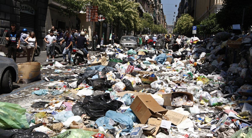Portugal está a receber toneladas de lixo italiano