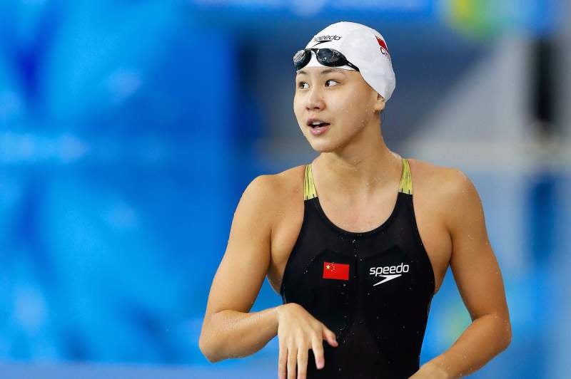 Resultado de imagem para Nadadora chinesa banida por dois anos