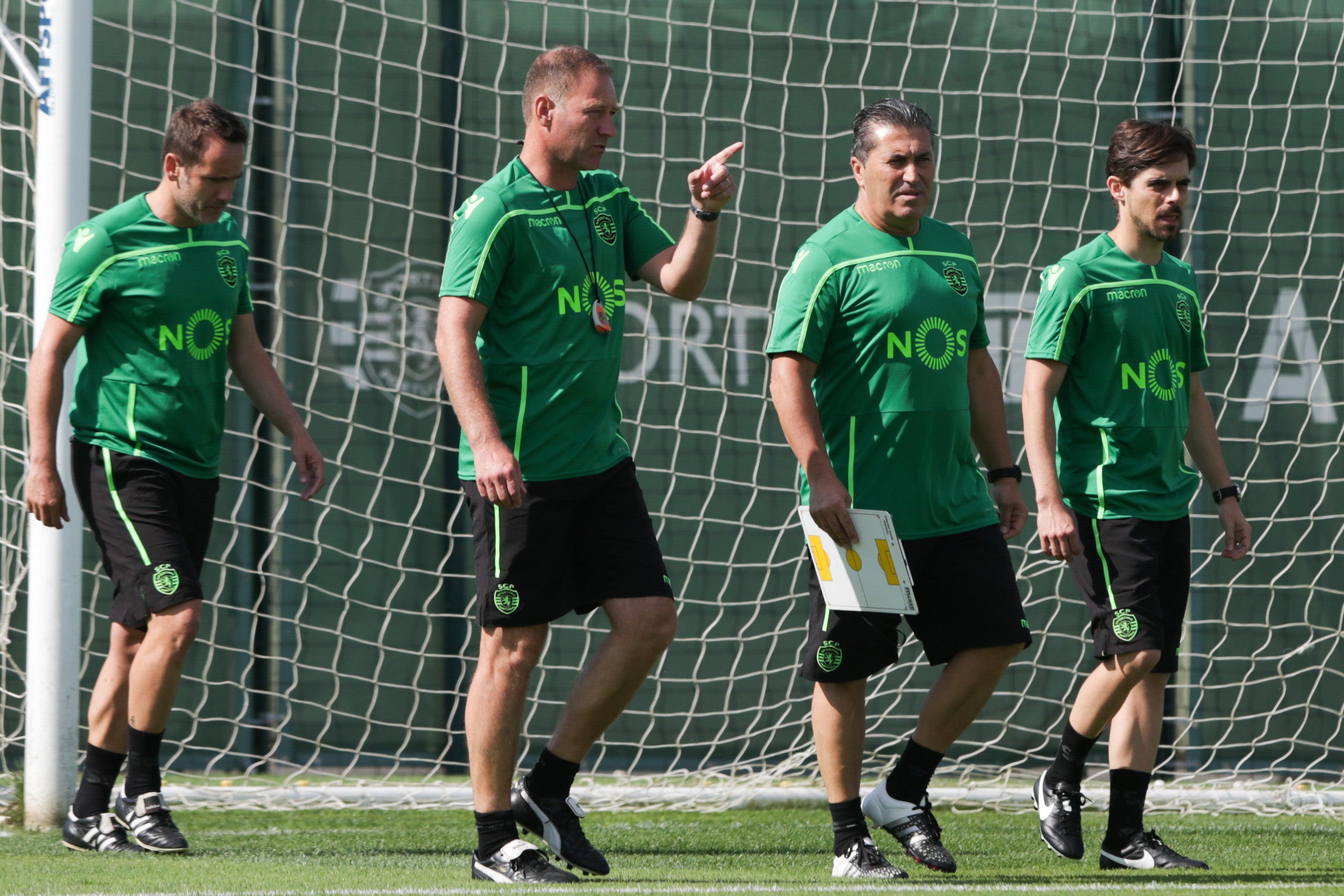 Sporting treinou em Alvalade antes da partida para a Ucr�nia