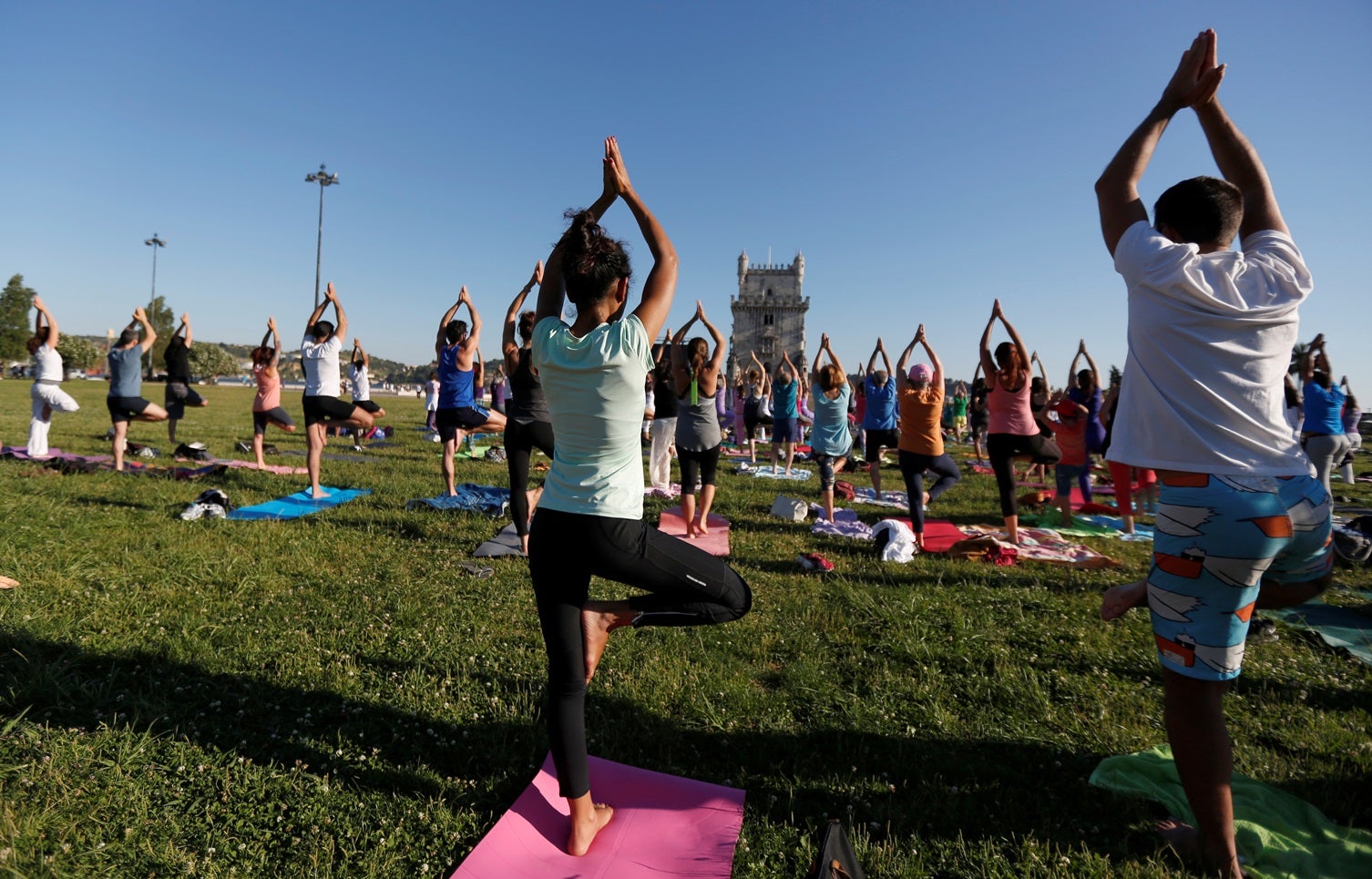 DGS recomenda exerc�cio f�sico com dist�ncia m�nima de tr�s metros