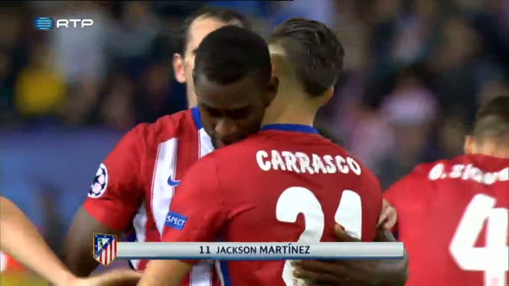 Atl�tico de Madrid goleia Astana no Calder�n