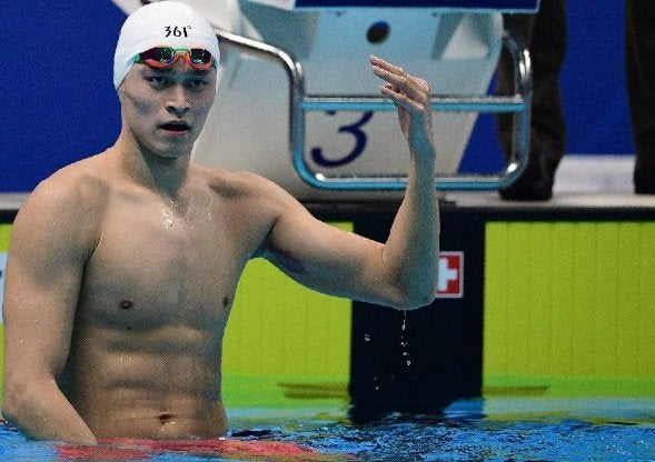 Nadador chin�s Sun Yang suspenso por oito anos pelo TAS