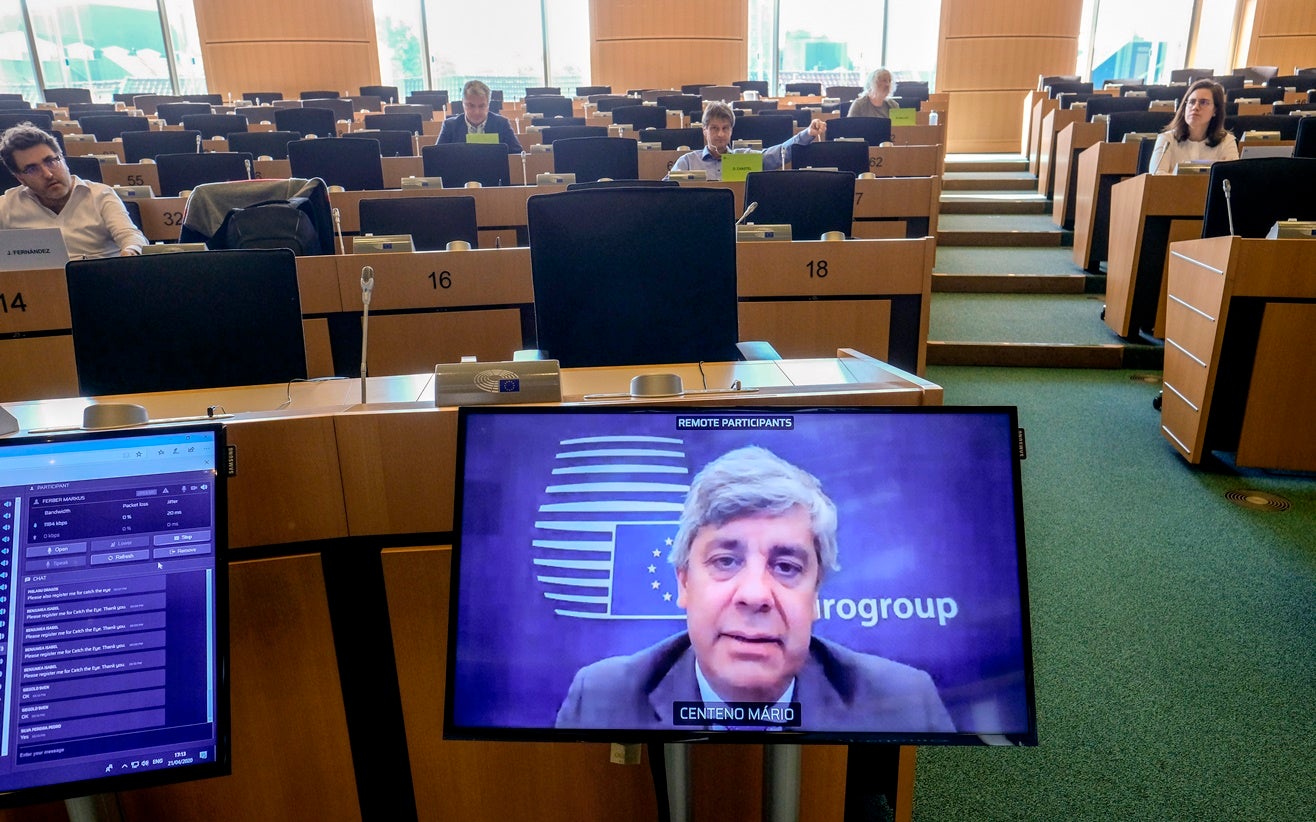 Centeno tomar� decis�o sobre recandidatura � presid�ncia do Eurogrupo em devido tempo