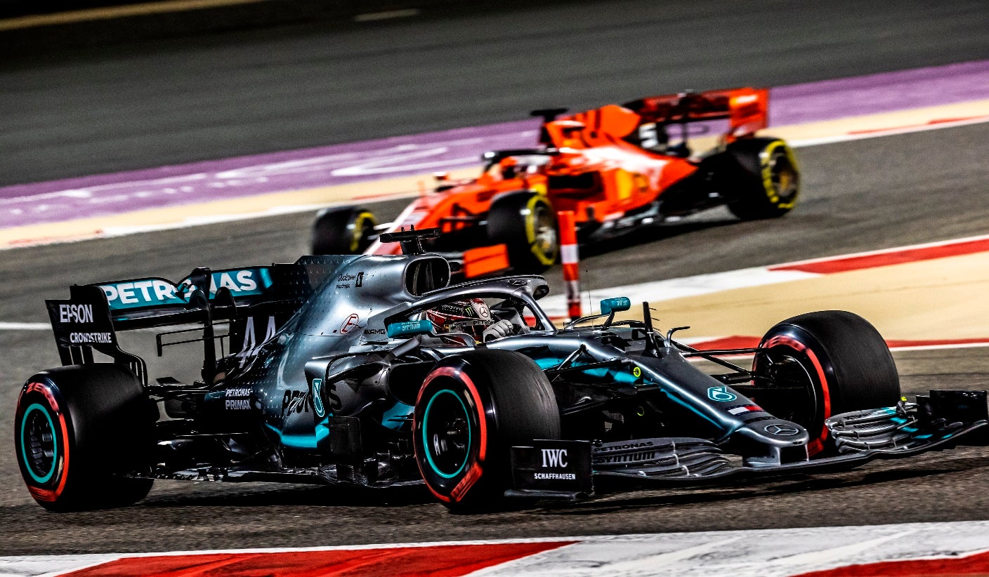 Hamilton vence GP do Bahrein de F�rmula 1 em dobradinha da Mercedes
