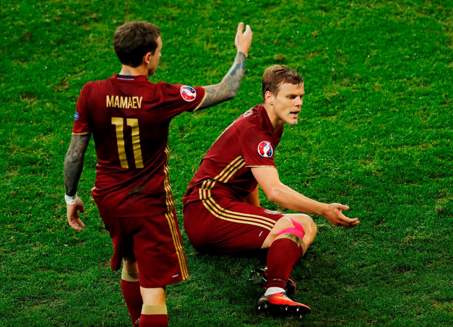 Liga russa pede irradia��o de Mam�ev e Kokorin do pa�s