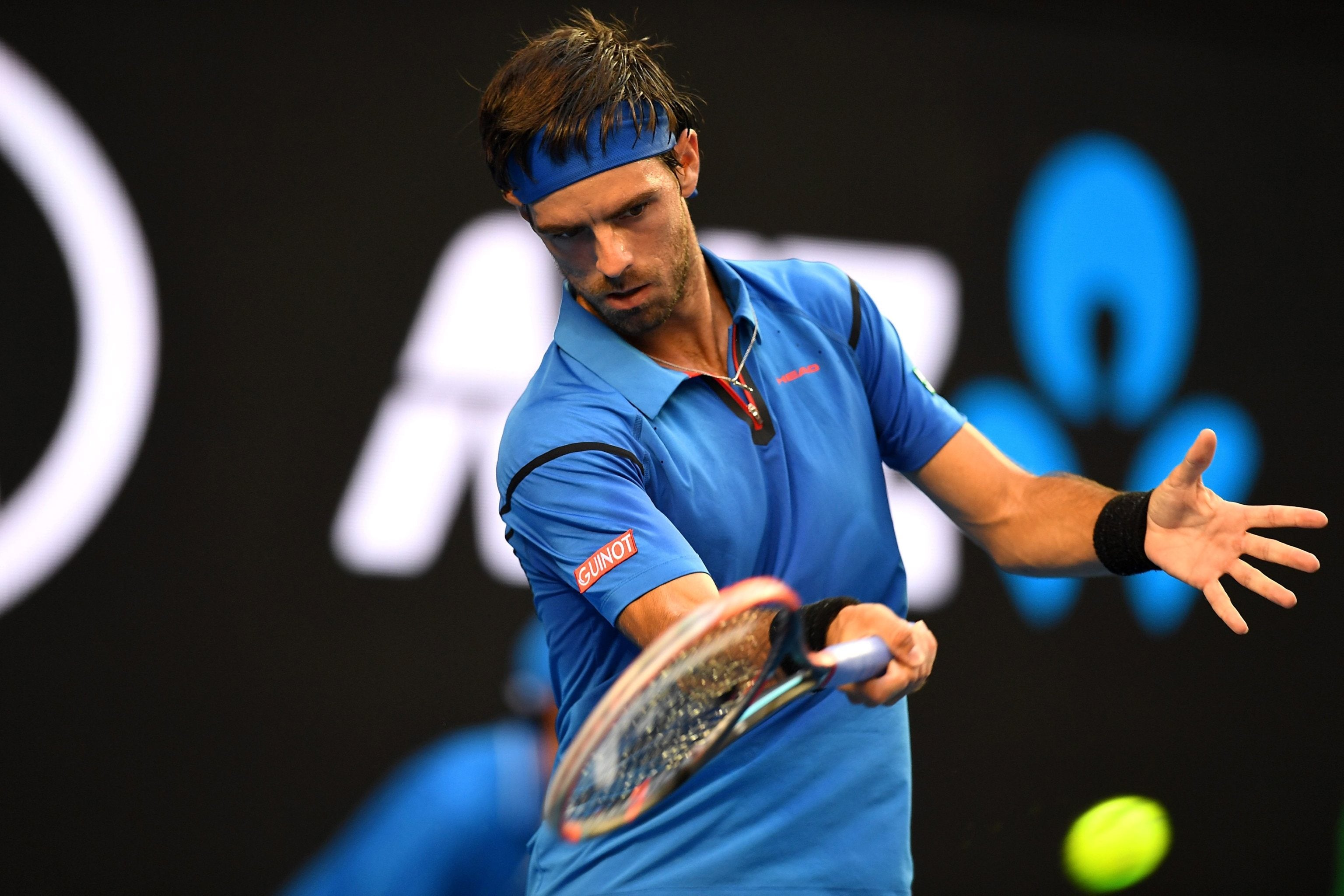 Gast�o Elias na segunda ronda do torneio de Santo Domingo