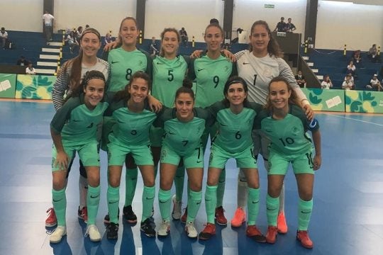 Futsal feminino nas �meias� dos Jogos Ol�mpicos da Juventude