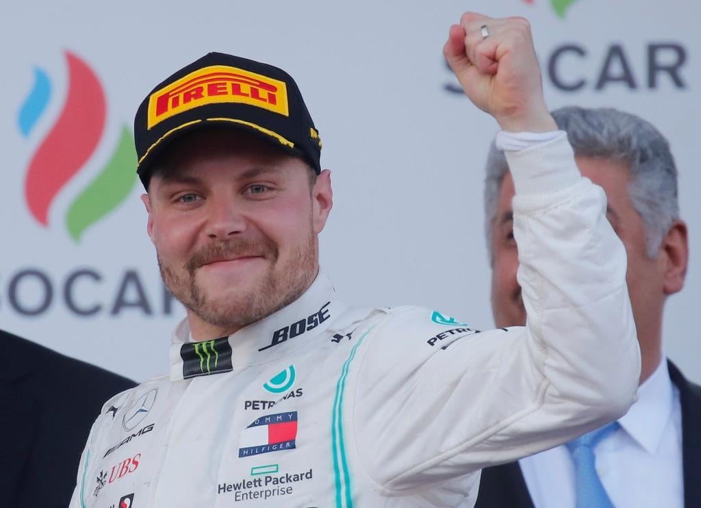 Bottas vence GP do Azerbaij�o e regressa ao comando do Mundial de F�rmula 1