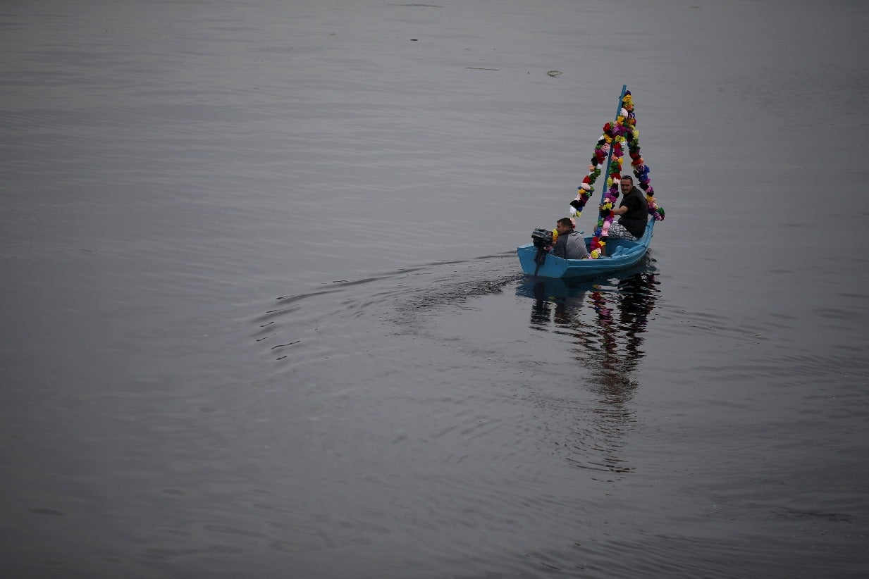 Terminaram com sucesso os trabalhos de remo��o de lamas do Rio Tejo