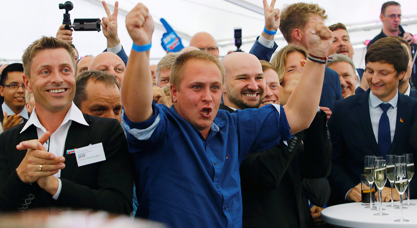 Partido anti-imigrao vence CDU no estado de Merkel