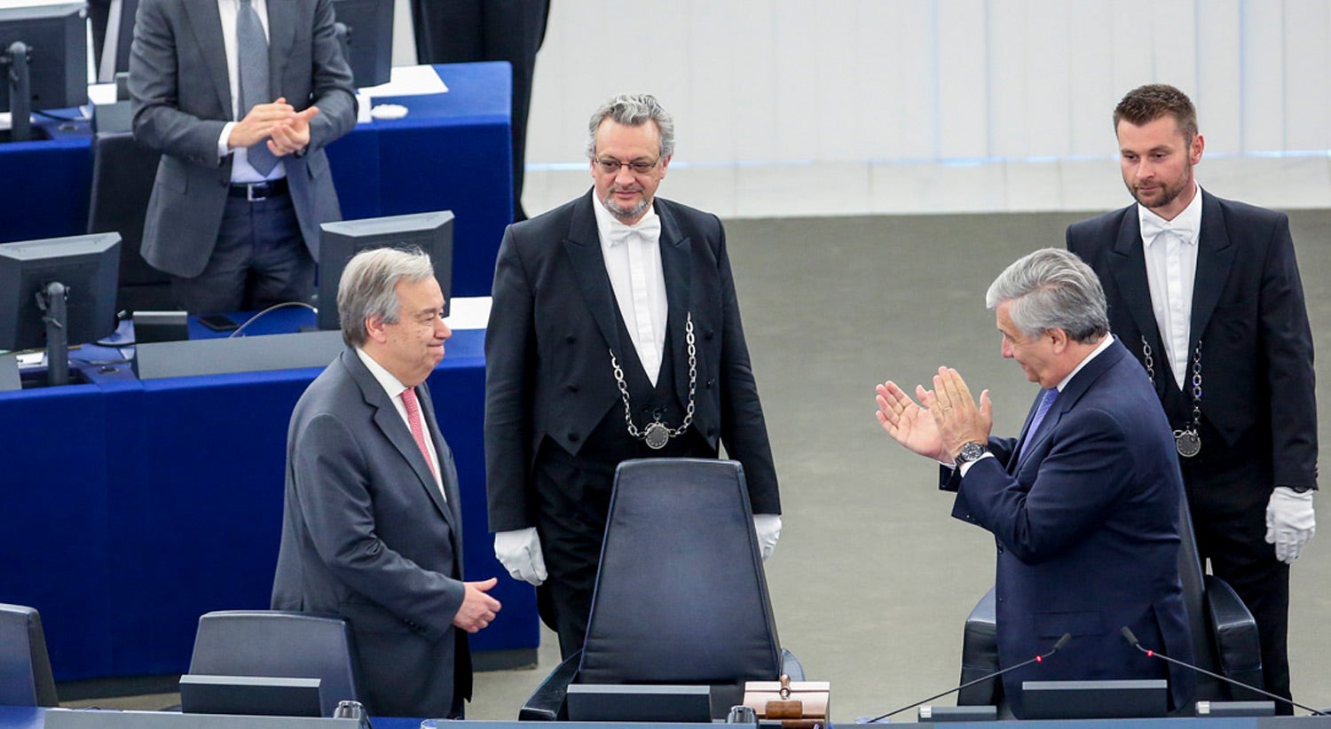 Carlos Cordeiro: huissier no Parlamento Europeu