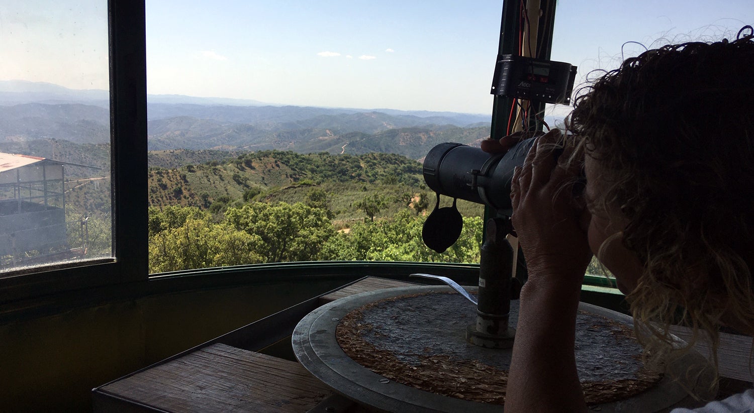 Inc�ndios. O que a vista alcan�a do Alto do Malh�o