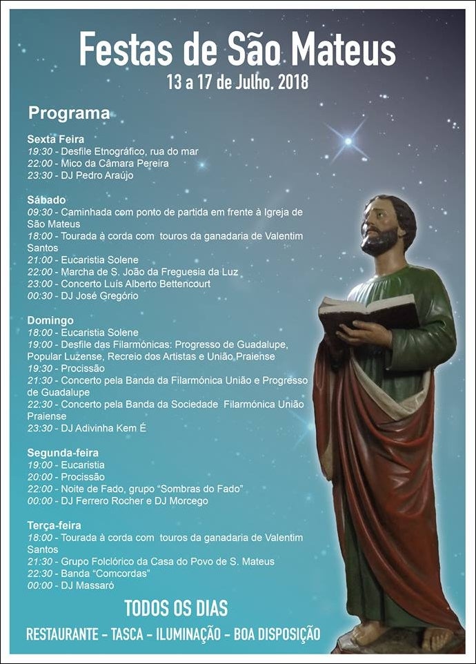 Programa das Festas (S. Mateus)