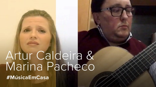 Artur Caldeira e Marina Pacheco