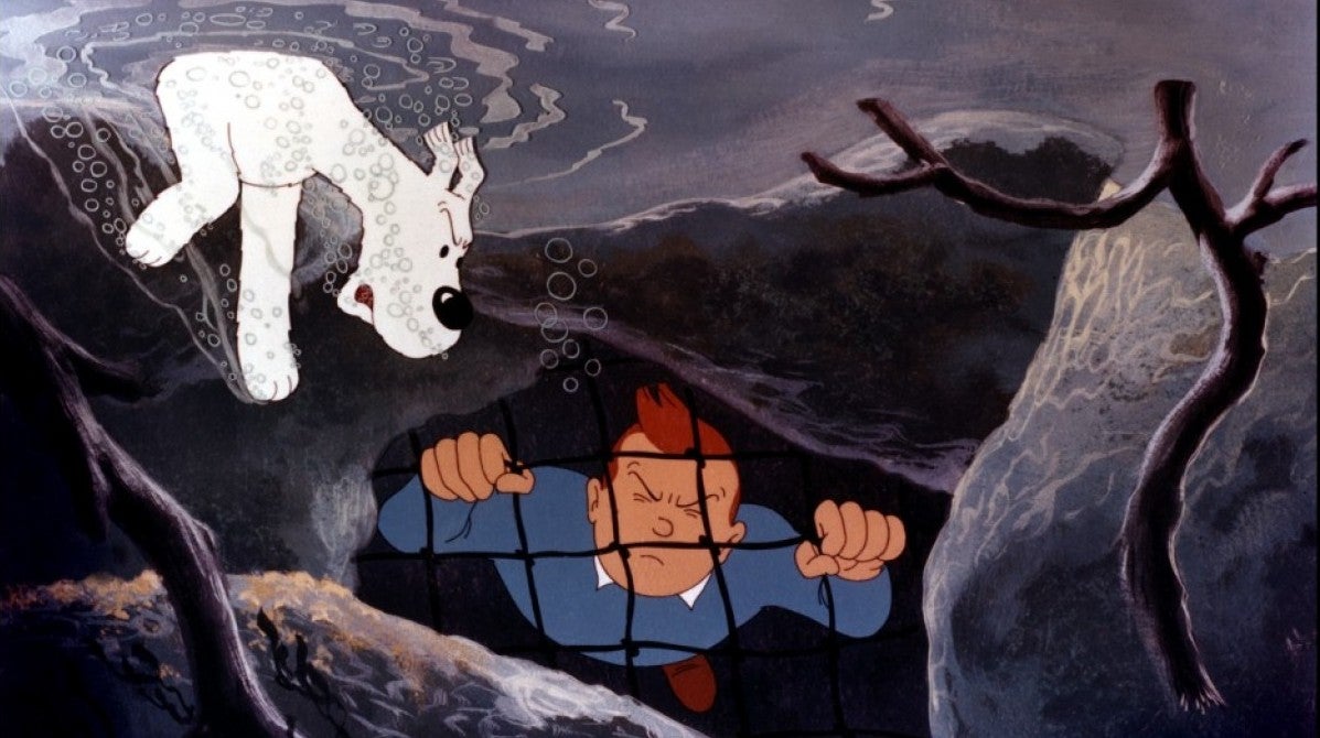 Imagem de Tintin e o Lago dos Tubarões