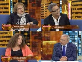 Imagem de Paula Ribas, Luis Ngambi e Cl�udia C�dima