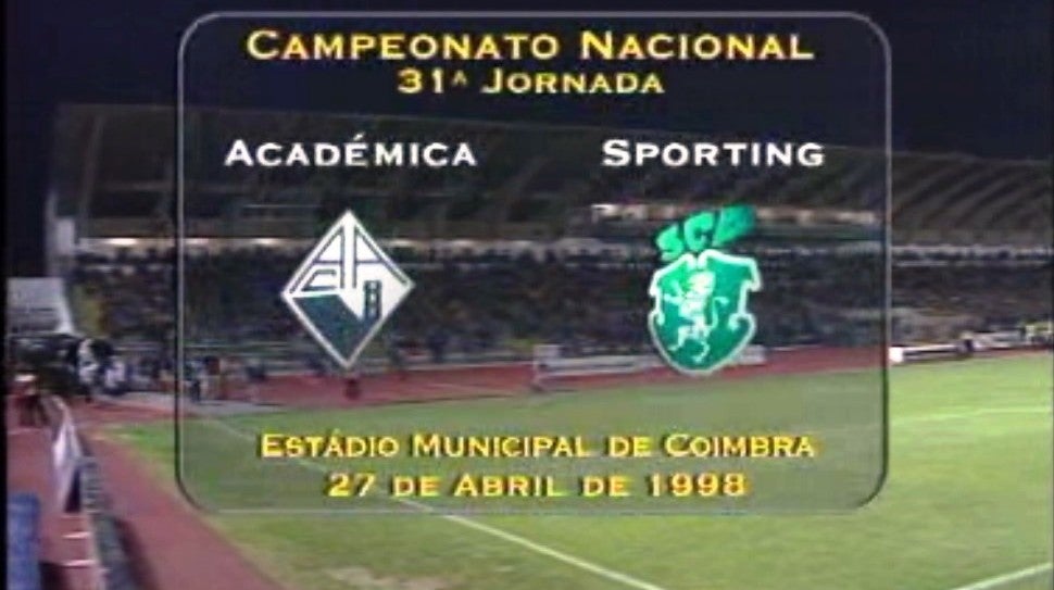 Acadmica Coimbra x Sporting CP (1998)