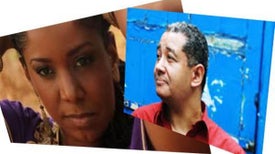 Imagem de Nancy Vieira e Teófilo Chantre, no B.Leza