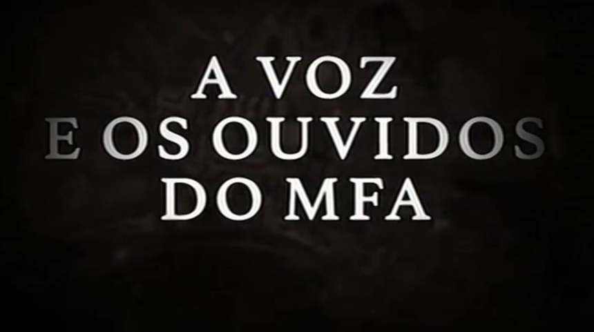 A Voz E Os Ouvidos Do Mfa De 25 Abr 18 Rtp Play Rtp