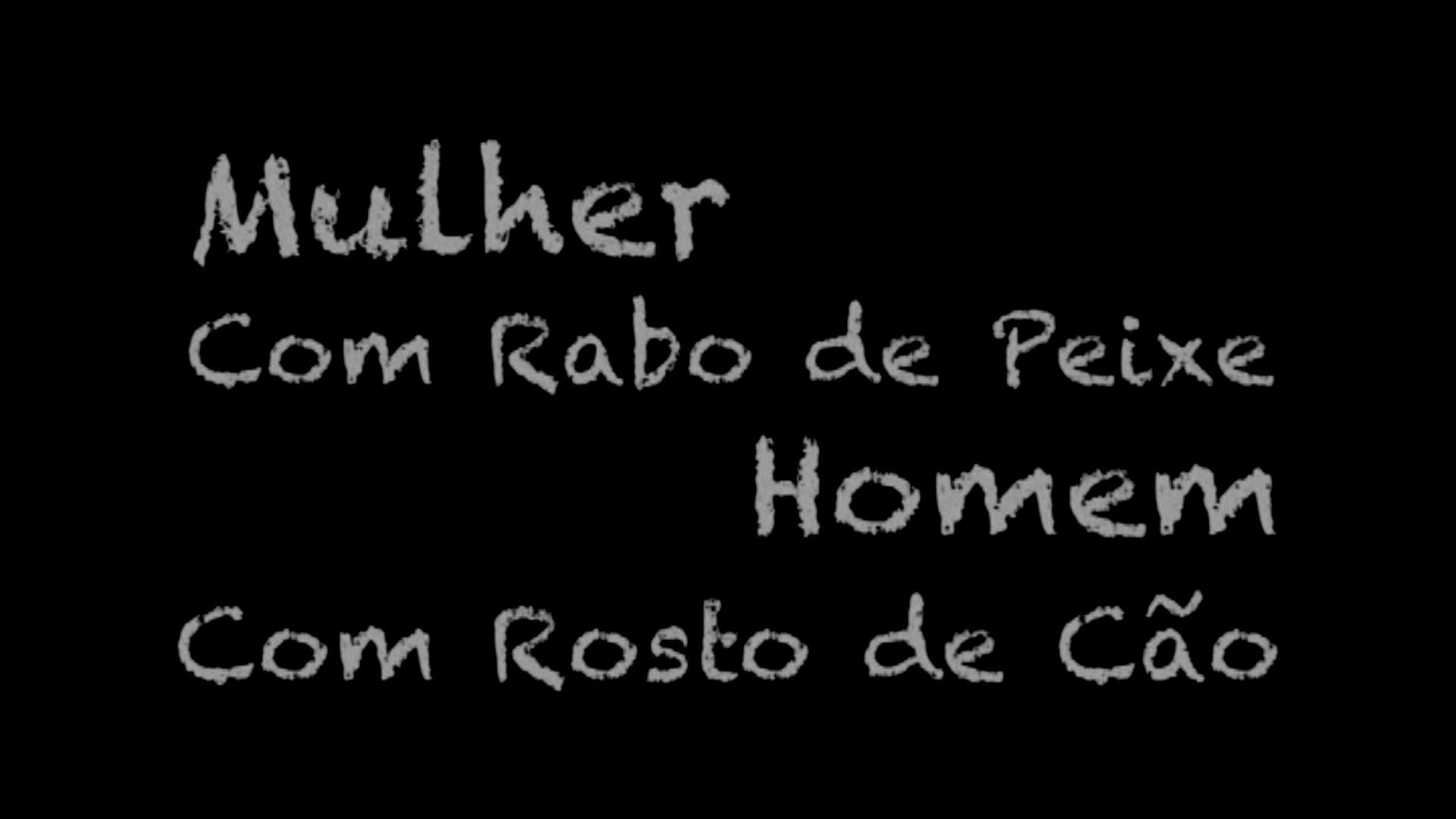 Imagem de Mulher com Rabo de Peixe e Homem com Rosto de Cão