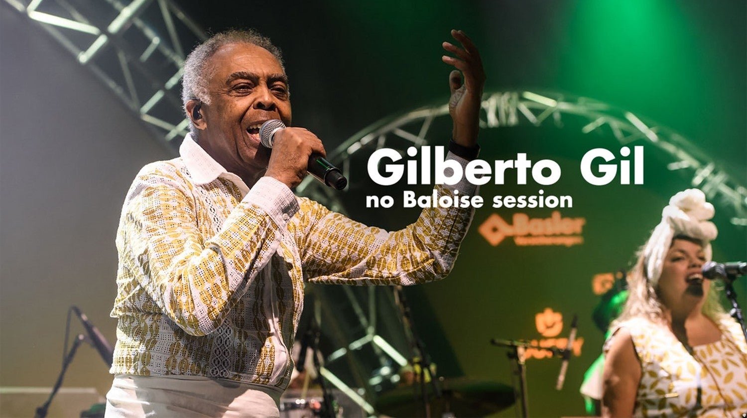 Imagem de Gilberto Gil no Baloise Session