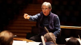 Imagem de Michael Tilson Thomas com Yuja Wang